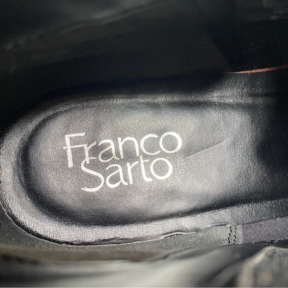 New! Franco Sarto Jellisa Black Faux Leather Bootie 9 1/2 - Picture 10 of 12